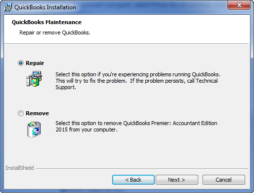 repairing quickbooks if not qbdbmgrn respond