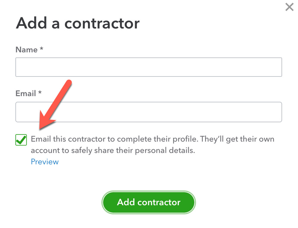 Add a contractor