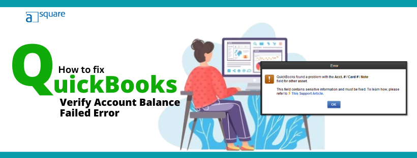 Fix QuickBooks Verify Account Balance Failed Error