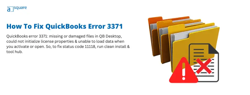 QuickBooks Error 3371