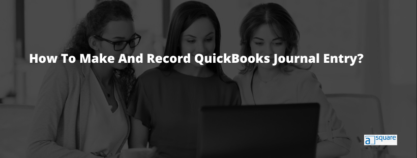 QuickBooks Journal Entry