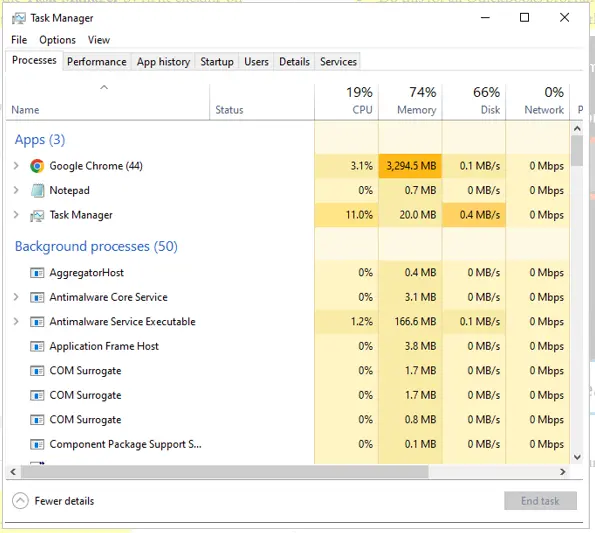 in the Processes tab, locate the QuickBooks programs and right-click on them