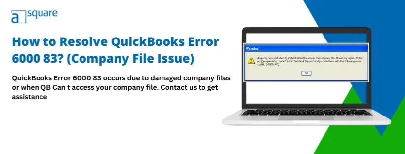 QuickBooks Error 6000 83