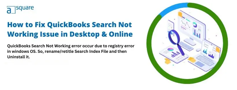 QuickBooks Search Not Working Issue in Desktop