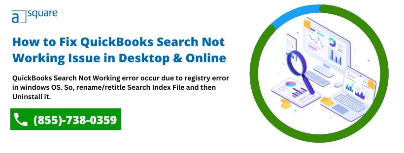 How to Fix QuickBooks Search Not Working Issue in Desktop