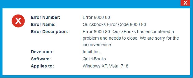 fix quickbooks error code 6000 80