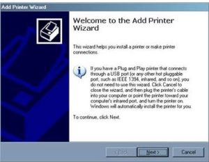 Add Network Printer Installation Wizard