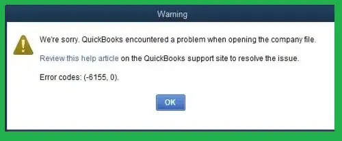 QuickBooks Error 6155 0