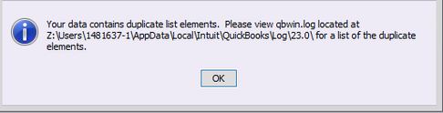 what happens when you rebuild data in quickbooks