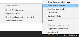 Disable the Antivirus in QB