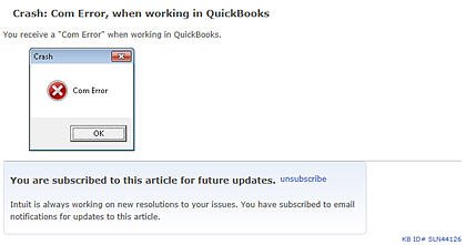 fix quickbooks com error when emailing invoice