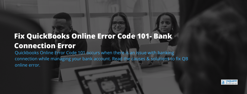 QuickBooks Online Error Code 101