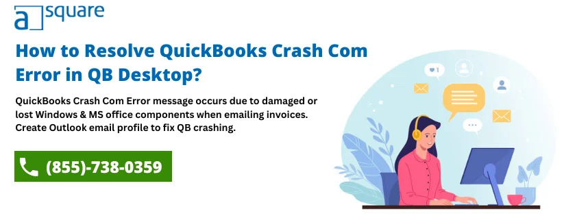 QuickBooks Crash Com Error- Why Does My QB Desktop Keep Crashing?