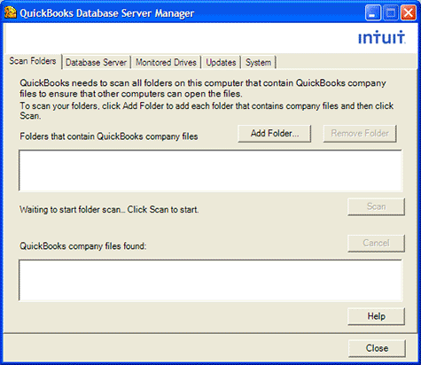 quickbooks database server manager