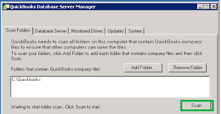 scan quickbooks database server manager