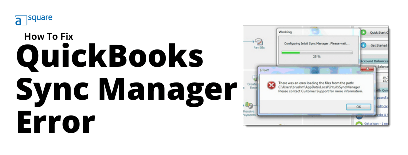 fix quickbooks sync manager error