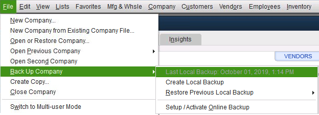 create a backup of your company data. before reinstall using a clean install tool 