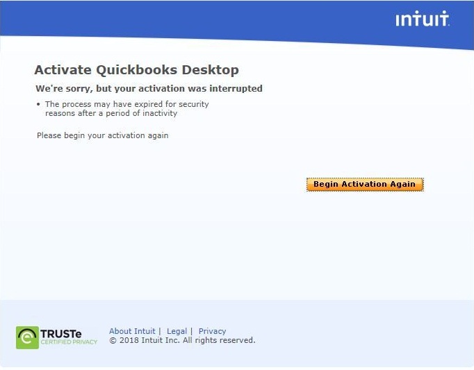 Possible Cause for QuickBooks Registration Not Working