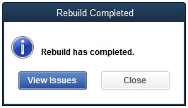 Rebuild has completed