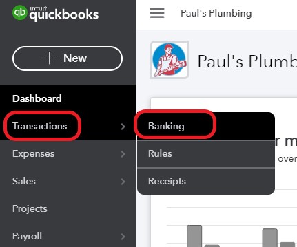 locate the transaction file 