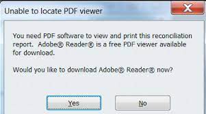 QuickBooks Can’t Connect PDF Viewer
