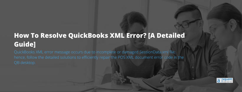 QuickBooks xml error
