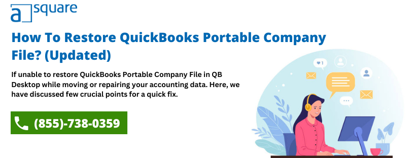 Restore QuickBooks Portable Company File