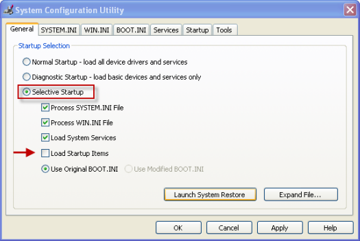 system configuration utility 