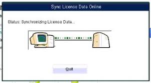 qb sync license data online