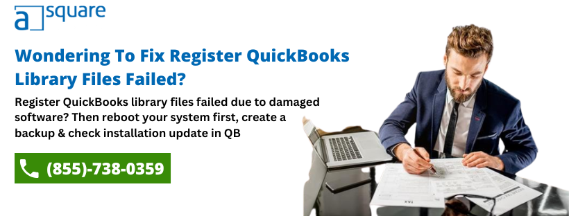 Why Does Register QuickBooks Library Files Failed
