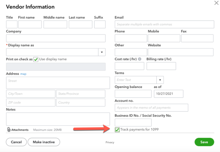 how to send 1099 to contractor quickbooks