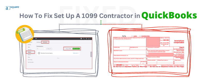Learn to set up a 1099 contractor in quickbooks
