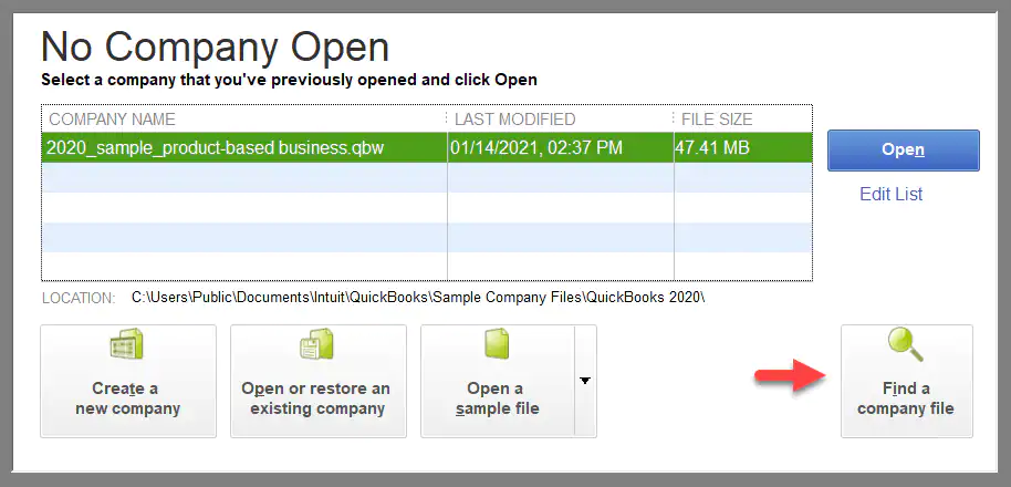 Precautionary Measures Before Troubleshooting QuickBooks Can't Find Company file