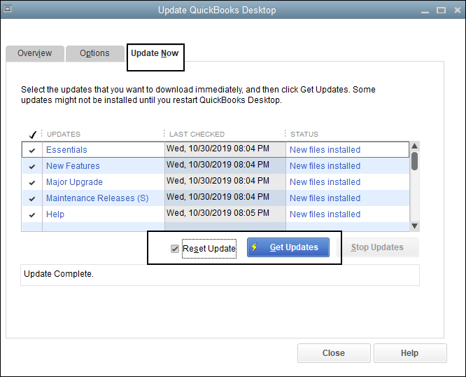 update quickbooks