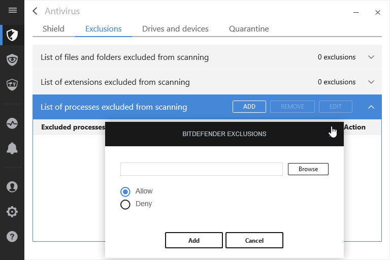 print process is hampered by antivirus or firewall applications.