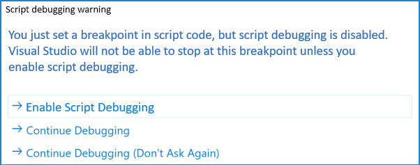 disable script debugging in Internet Explorer