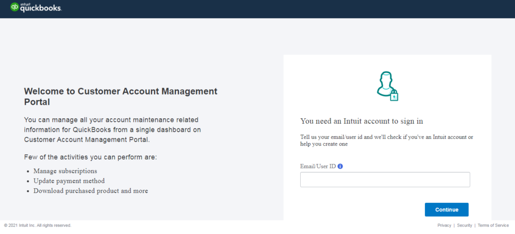 Customer Account Management Portal