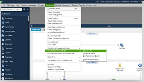 Scan Manager In QuickBooks