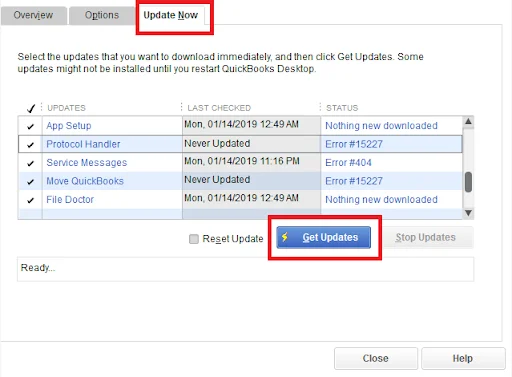 Click Update Now