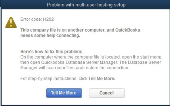 How To Fix QuickBooks Error H202 When Switching To Multi-User Mode