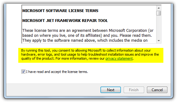 Repair Microsoft .Net Framework, MSXML