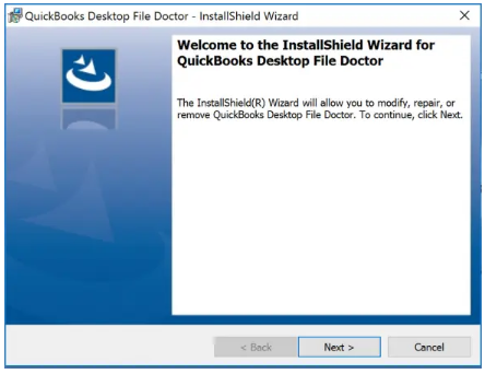 use installshield wizard for quickbooks desktop file doctor