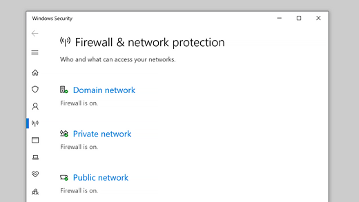 Reconfiguring Windows Firewall and Antivirus Application