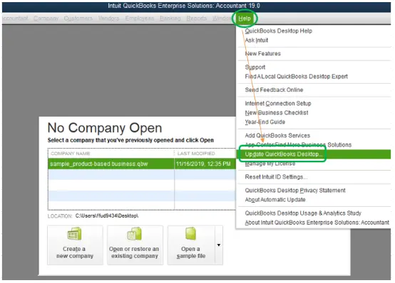 Update QuickBooks Desktop