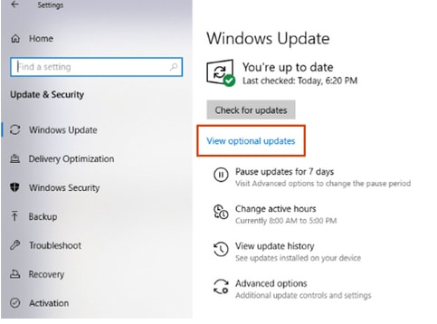 Update your Windows system to fix error 6176 in QuickBooks Desktop