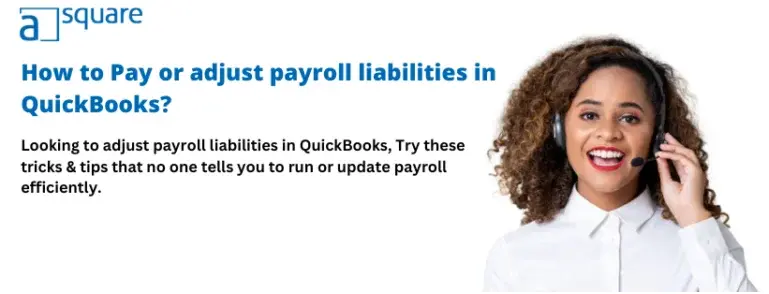 Adjust Payroll Liabilities in QuickBooks