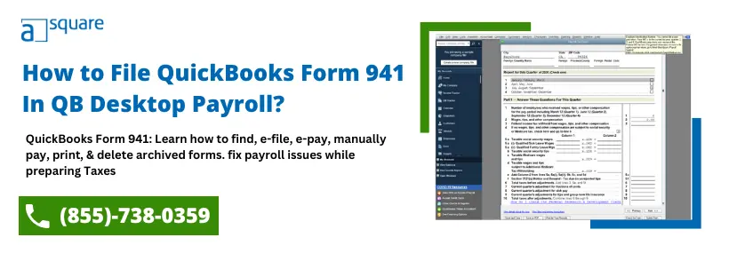 QuickBooks form 941