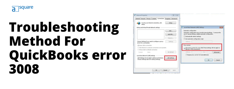 Troubleshooting Method For QuickBooks error 3008