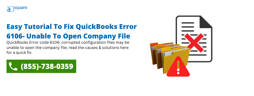 QuickBooks error 6106