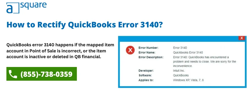 QuickBooks error 3140